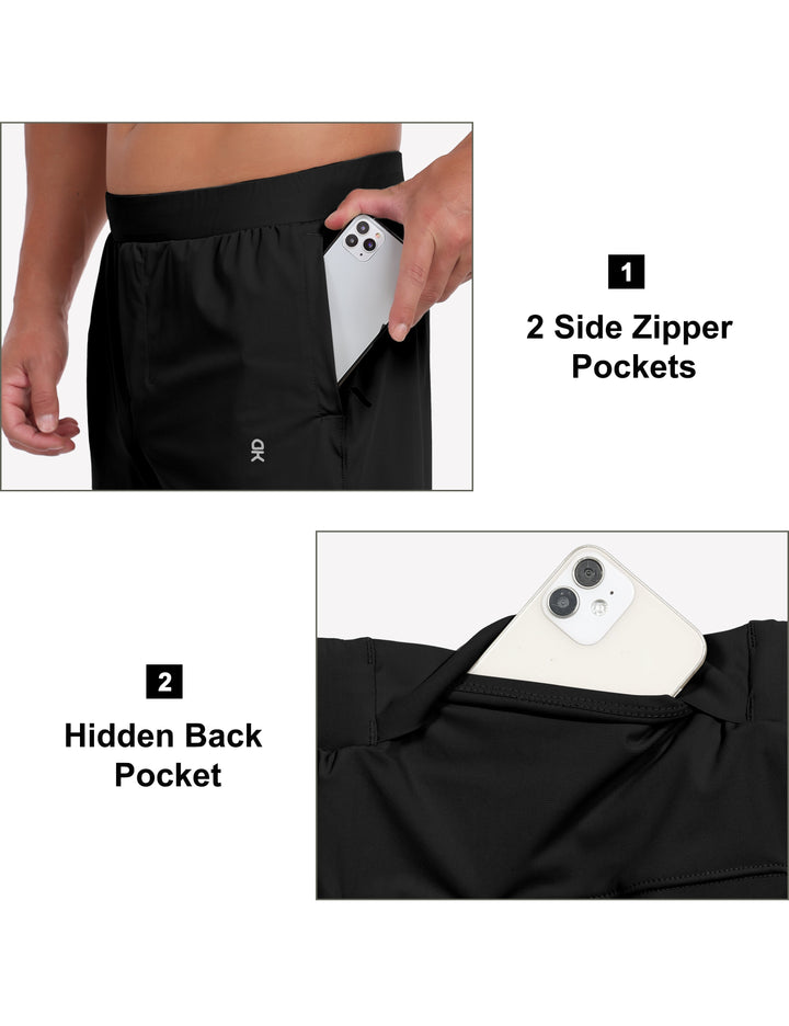 Men's Ultra-Stretch Pants Breathable Quick Dry  Pants for Hiking YZF-US-DK