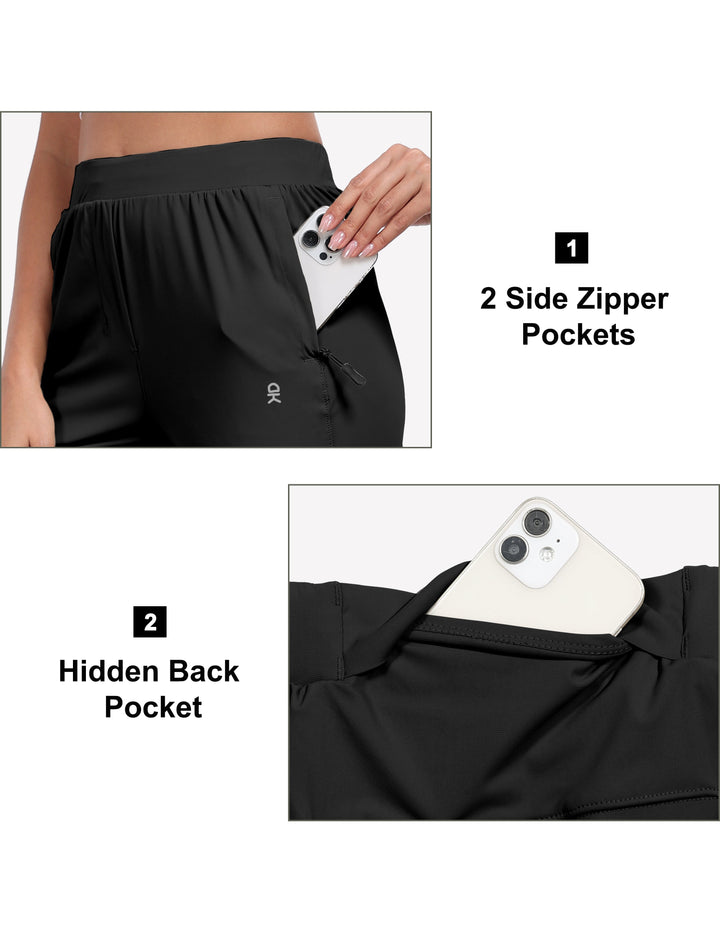 Women's Ultra-Stretch Pants Breathable Quick Dry  Pants for Hiking YZF-US-DK