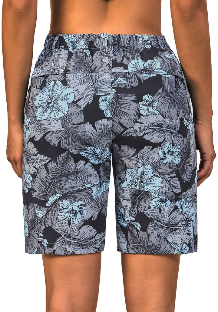 Women's Stretch Quick Dry UPF 50+ Shorts YZF US-DK