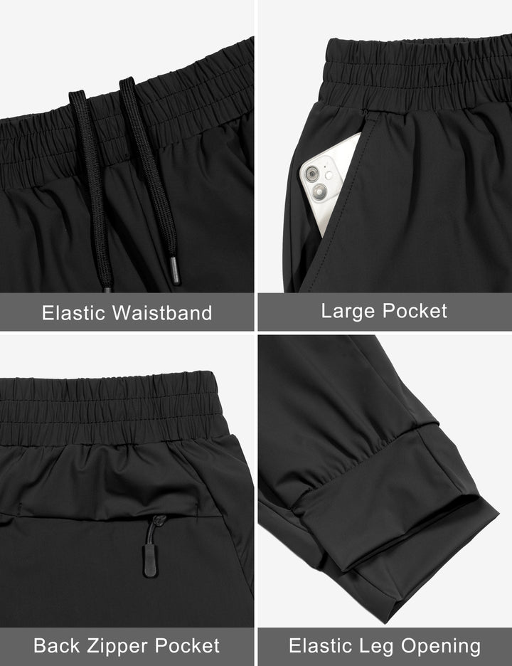 Women's Quick-Drying Running Pants, Stretch Cooling Performance with Pockets MP-US-DK