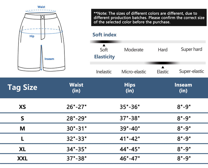 Women's Stretch Quick Dry UPF 50+ Shorts YZF US-DK