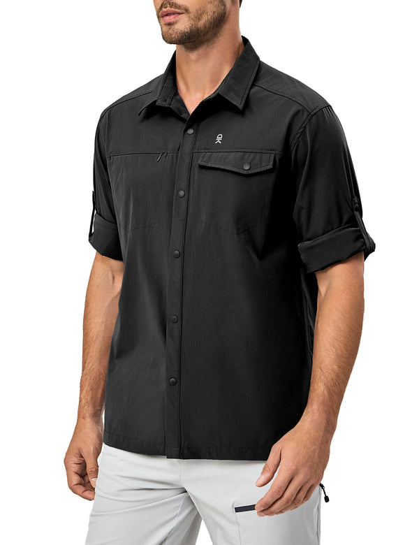 Men's Lightweight Quick Dry UPF50 Long Sleeve Shirts MP-US-DK