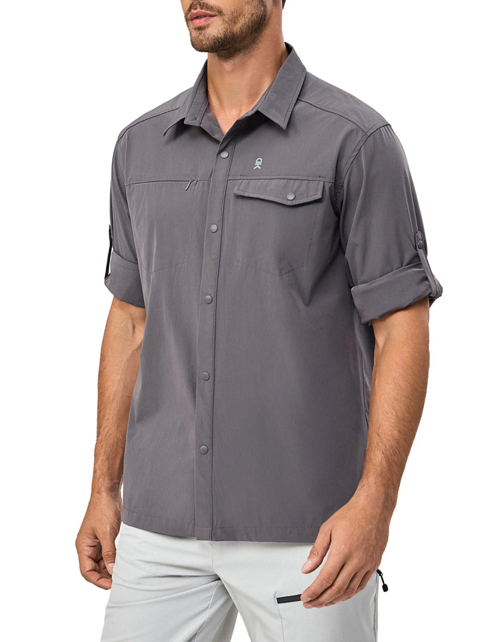 Men's Lightweight Quick Dry UPF50 Long Sleeve Shirts MP-US-DK