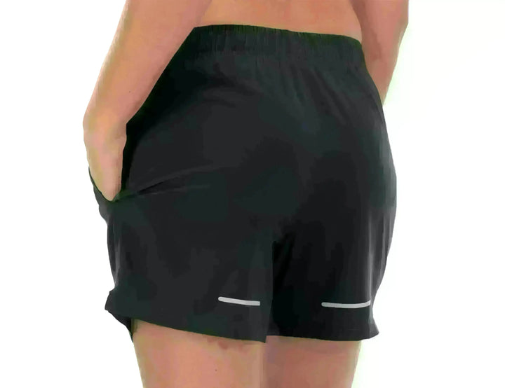 Women's Stretch Quick-Dry Running Shorts with Liner YZF US-DK