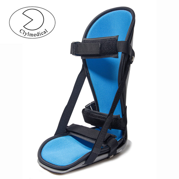 Adjustable Blue Ankle Brace with Foam Support - Hand Wash Only, Ideal for Outdoor Activities