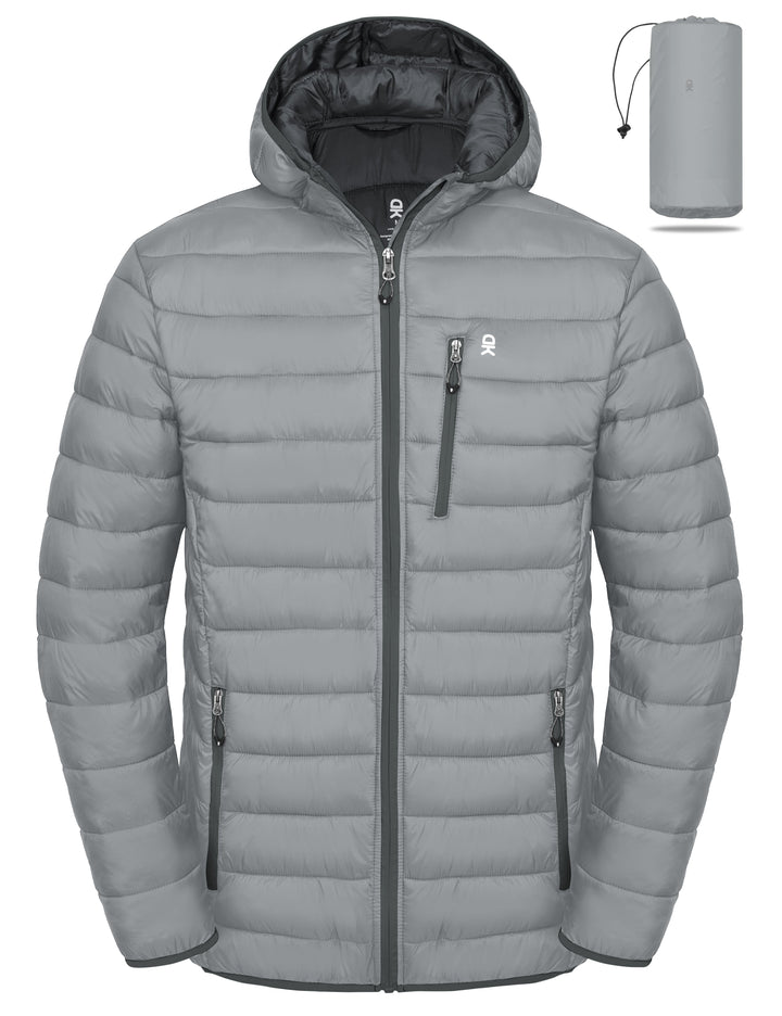 Men's Packable Lightweight Puffer Jacket YZF US-DK