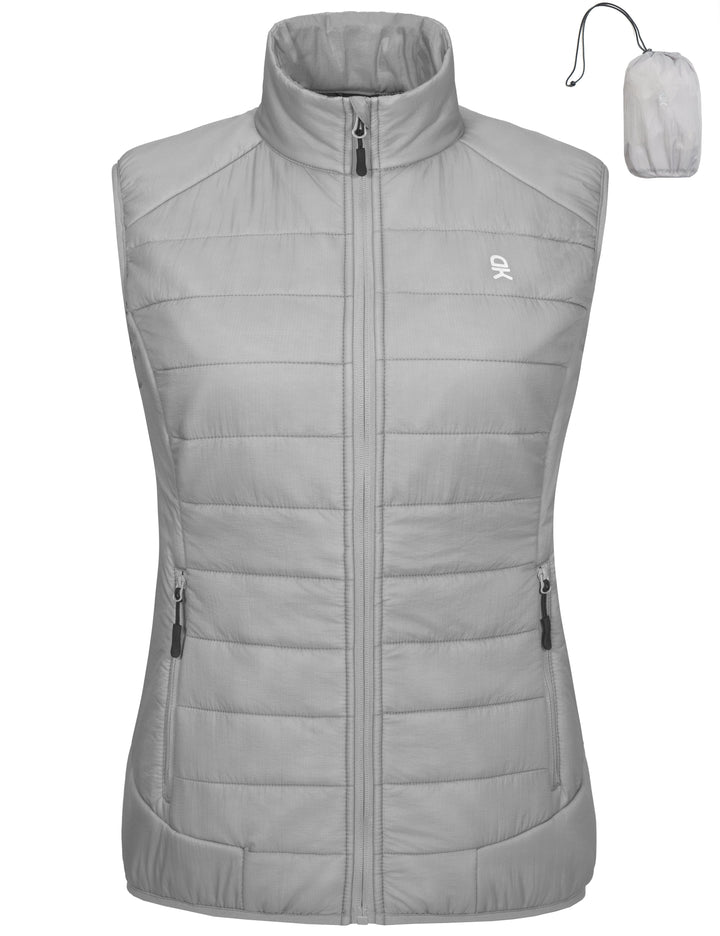 Women¡¯s Lightweight Puffer Vest, for Hiking Ski Walking MP-US-DK