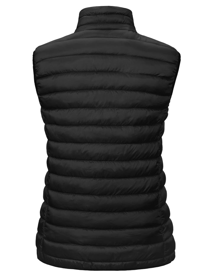 Women's Winter Vest Packable Sleeveless Jackets Recycled Insulation MP-US-DK