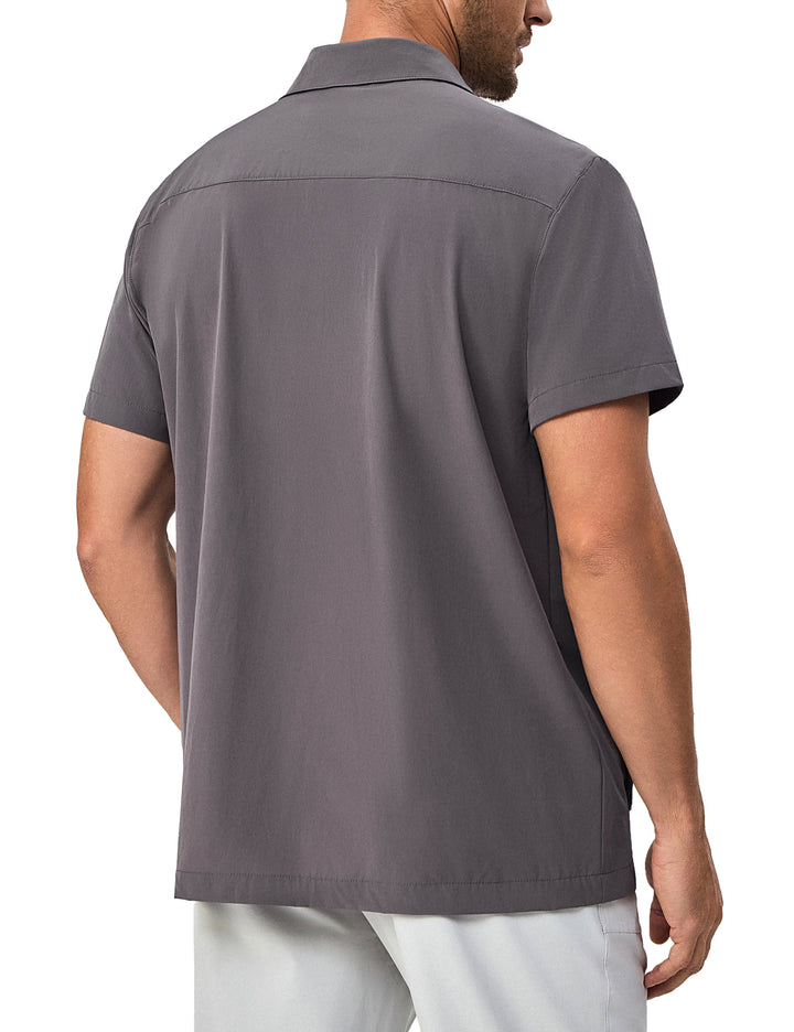 Men's Lightweight Quick Dry UPF50 Short Sleeve Shirts MP-US-DK