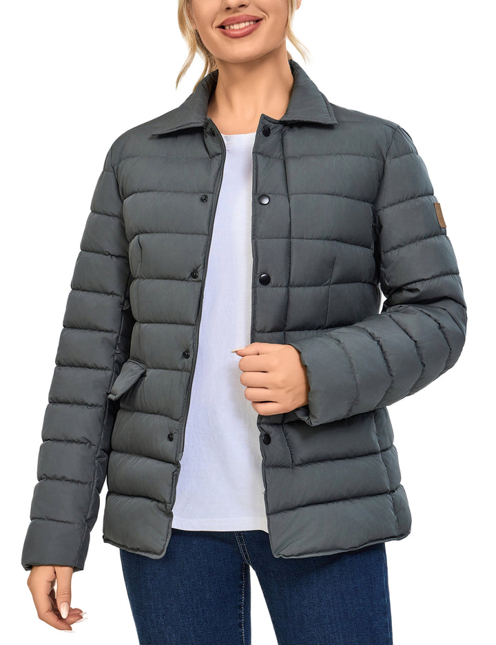 Women's Warm Windproof Puffer Jacket MP-US-DK