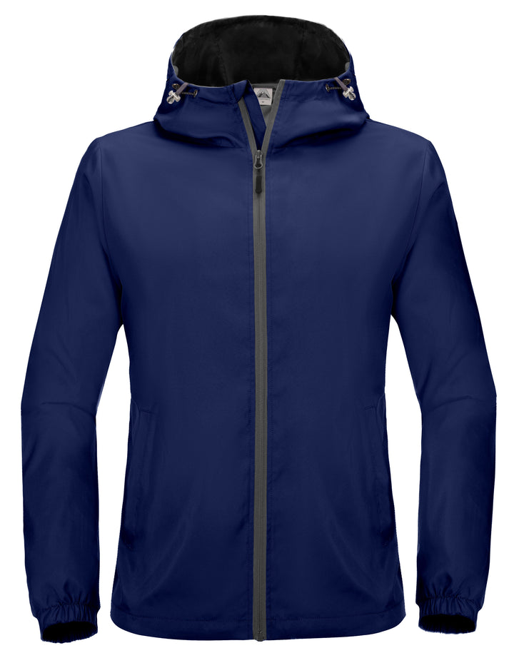 Men's Lightweight, Water-Resistant Windproof Hooded Golf Jacket MP-US-DK