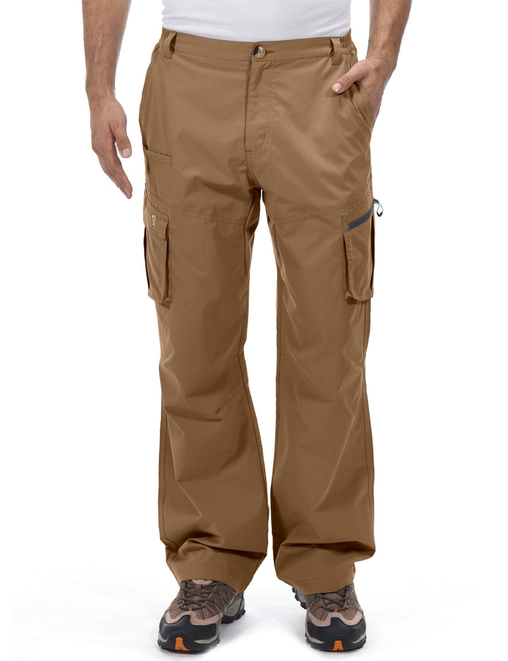 Men's Quick Dry UPF 50+ Lightweight Hiking Cargo Pants YZF US-DK