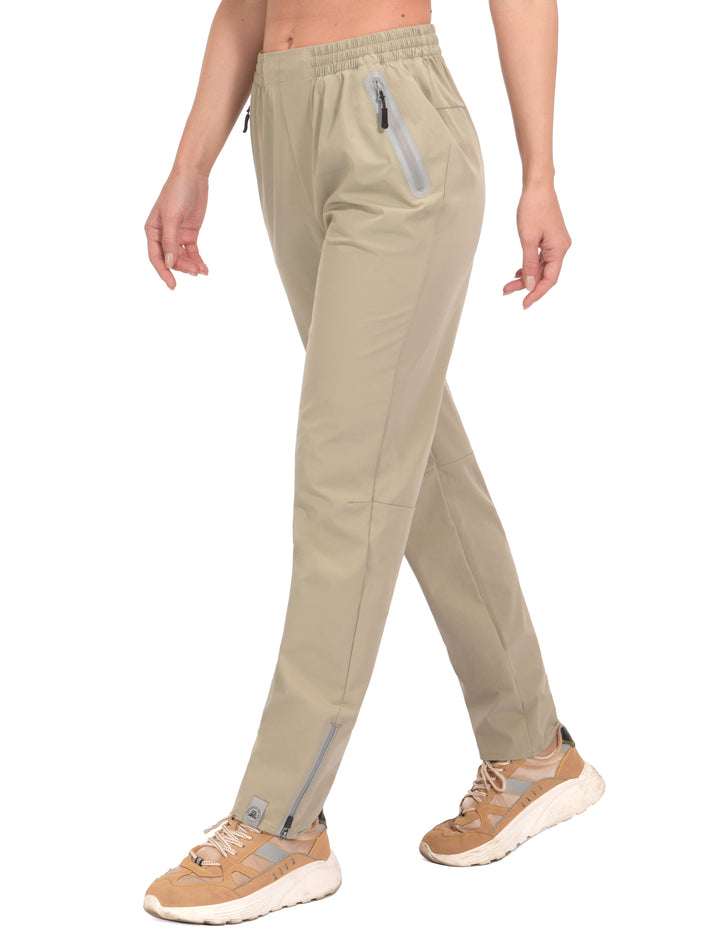 Women's UPF 50+ Stretch PantsTrekking Zipper Pockets Mineral MP-US-DK