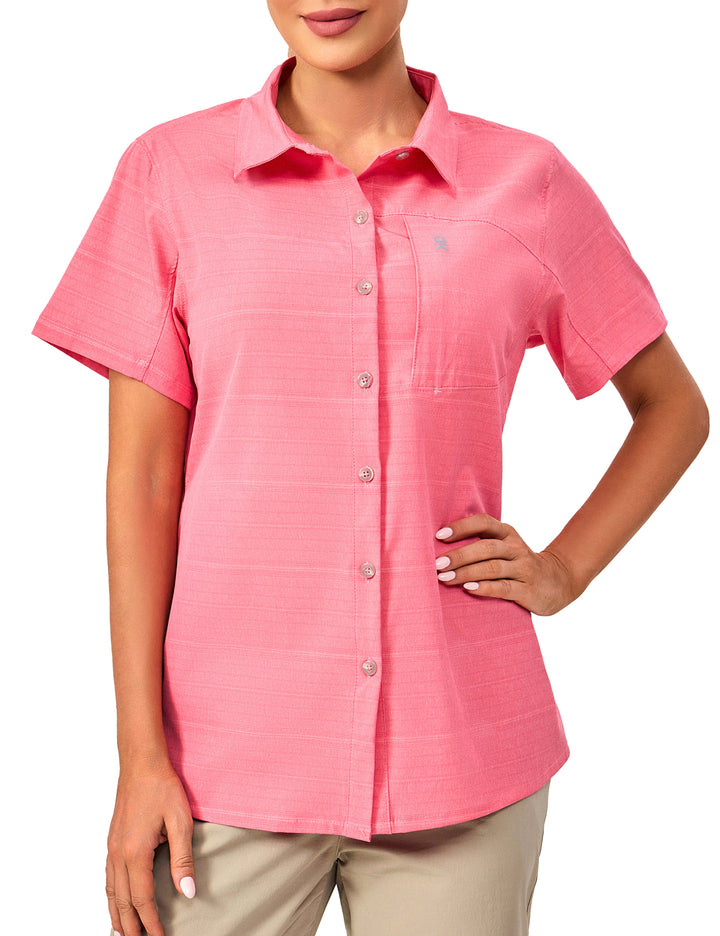 Women's UPF 50 UV Protection Fishing Hiking Shirts MP-US-DK