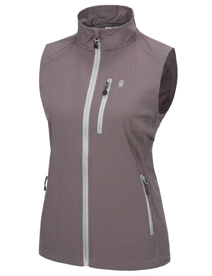 womenen's Quick Dry Stretchy Windproof Vest for Cycling MP-US-DK