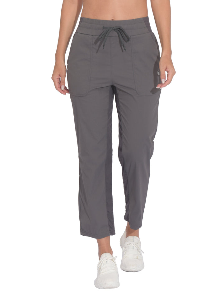 Women's Lightweight Capri Pants, Stretchy Quick Dry Golf Pants MP-US-DK