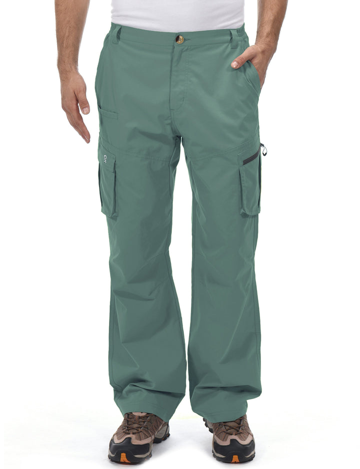 Men's Quick Dry UPF 50+ Lightweight Hiking Cargo Pants YZF US-DK