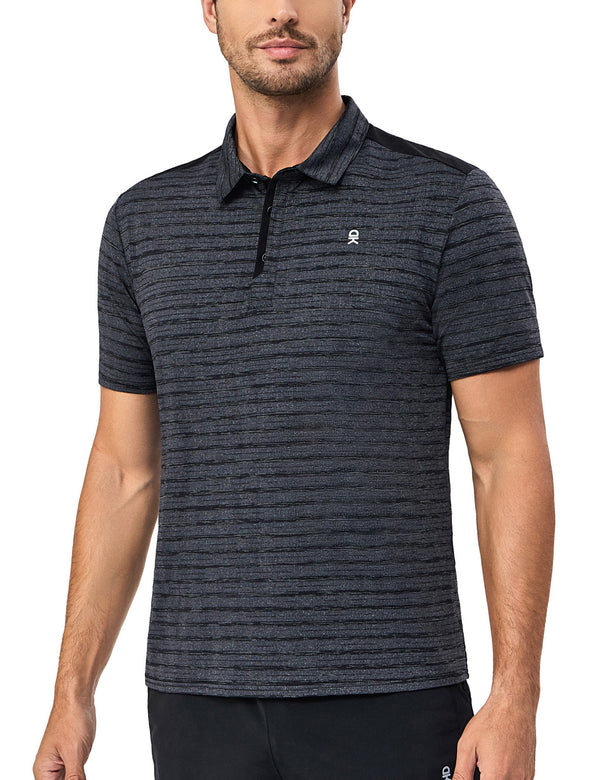 Men's Golf Short Sleeve Polo Shirt with Quick Dry Stretch MP-US-DK