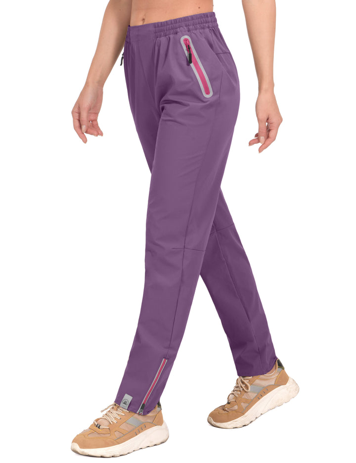 Women's UPF 50+ Stretch PantsTrekking Zipper Pockets Mineral MP-US-DK