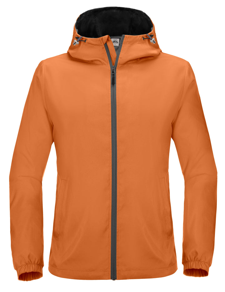 Men's Lightweight, Water-Resistant Windproof Hooded Golf Jacket MP-US-DK