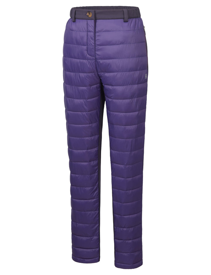 Women's Lightweight Puffy Ski Insulation Down Pants MP US-DK