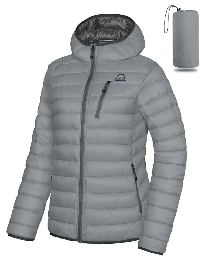 Women's Puffer Jacket, Winter Coat Windproof and Packable MP-US-DK