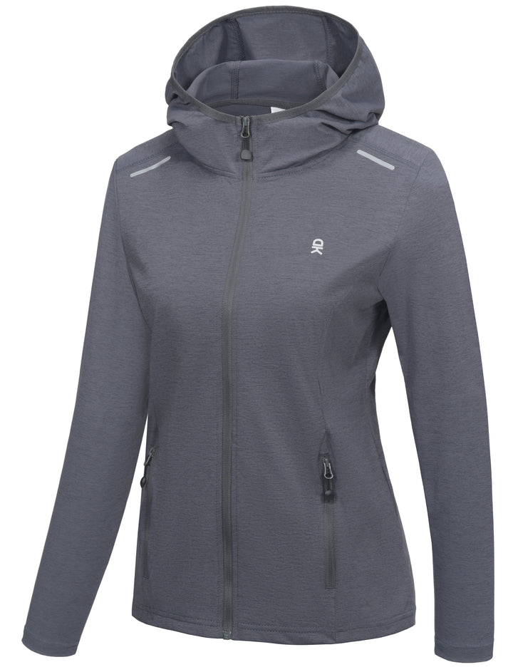Women's Lightweight Running Hoodie Athletic Jacket MP-US-DK