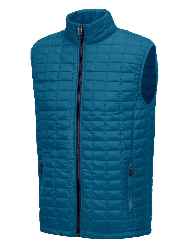 Men's Puffer Vest, Lightweight Warm Sleeveless Jacket for Hiking Travel Golf YZF US-DK