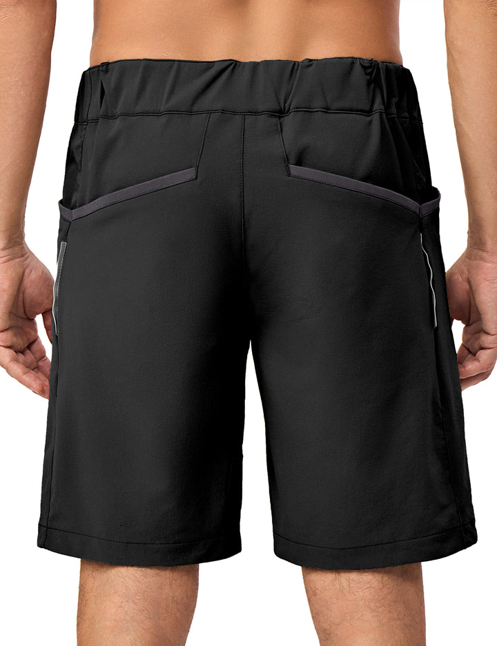 9 Inch Inseam Nylon Shorts for Men Stretch Quick Dry Shorts MP-US-DK