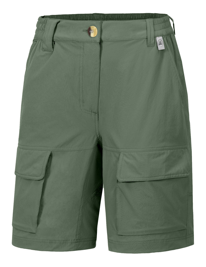 Womens Hiking Shorts, Quick Dry Cargo Shorts Women for Golf Travel MP-US-DK