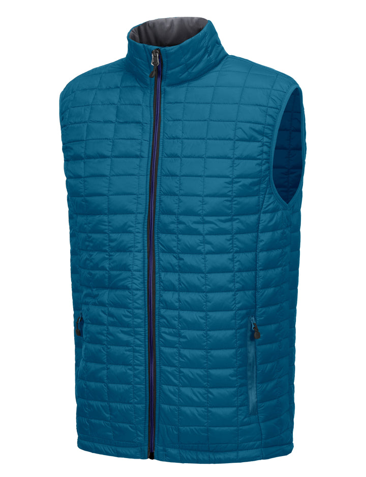 Men's Puffer Vest, Lightweight Warm Sleeveless Jacket for Hiking Travel Golf YZF US-DK