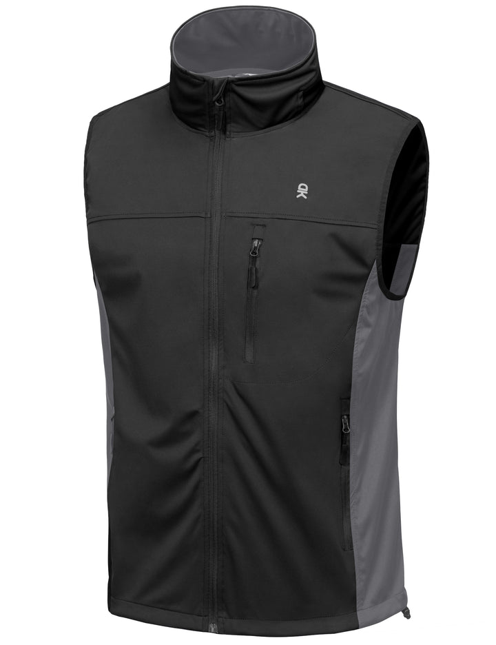 Men's Lightweight Patchwork Softshell Golf Vest MP US-DK