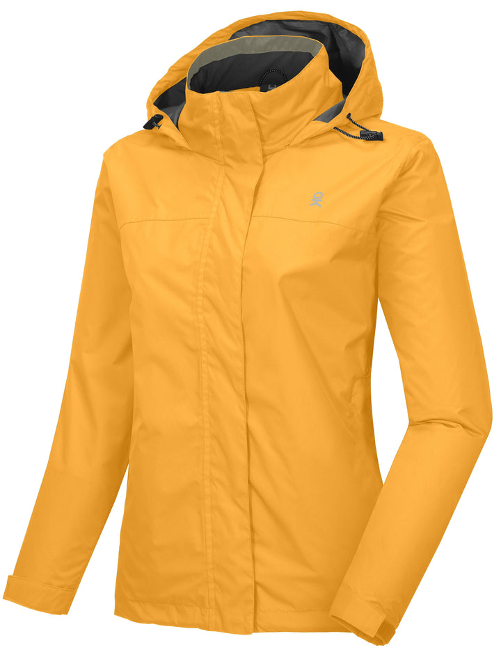 Women's Waterproof Lightweight Outdoor Rain Jacket YZF US-DK