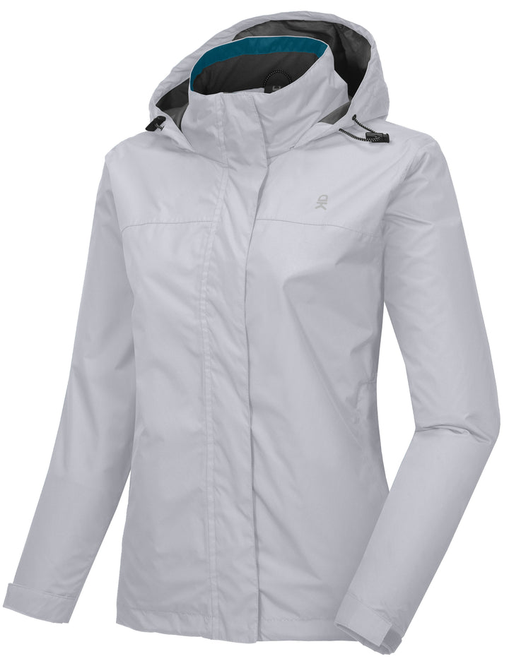 Women's Waterproof Lightweight Outdoor Rain Jacket YZF US-DK