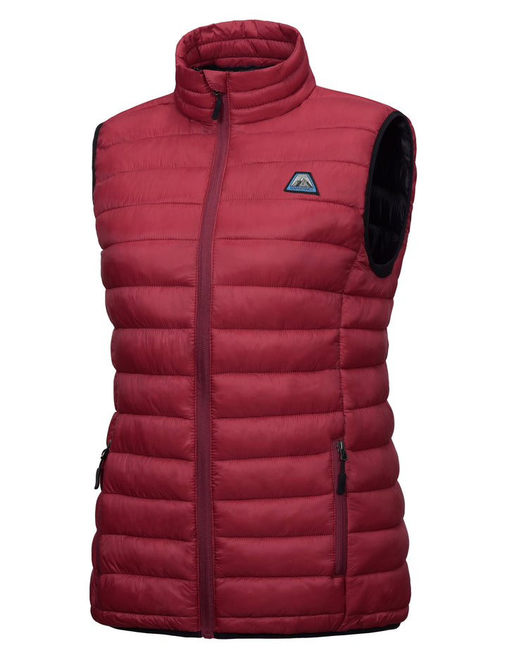 Women's Winter Vest Packable Sleeveless Jackets Recycled Insulation MP-US-DK