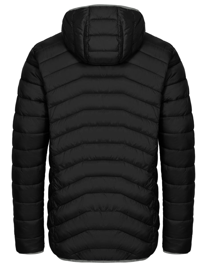 Men's Packable Jacket Hooded Windproof Winter Coat with Recycled Insulation MP-US-DK