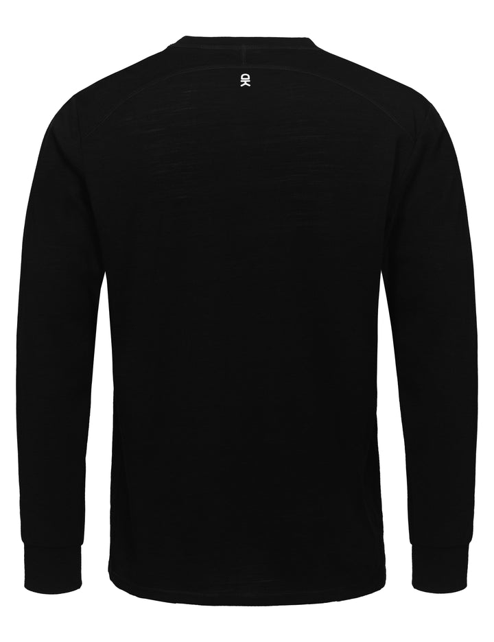 Men's Wool Thermal Underwear, Wicking Base Layer Men Cold Weather MP-US-DK