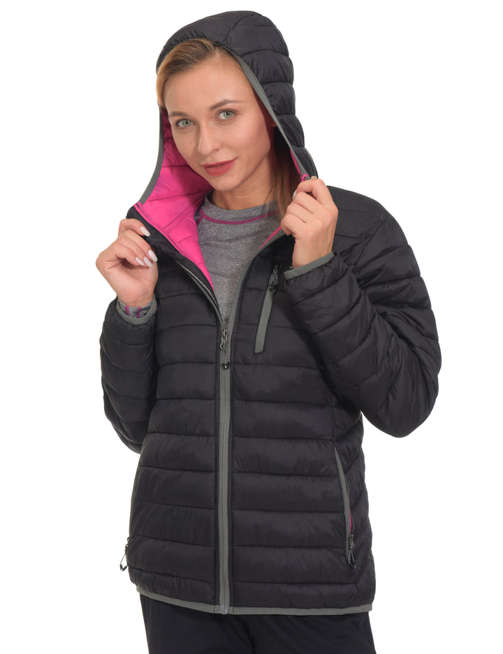 Women's Packable Lightweight Puffer Jacket YZF US-DK