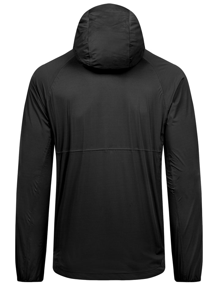 Men¡¯s Ultra Light Waterproof Hooded Rain Jacket, for Hiking, Fishing, and Cycling MP-US-DK