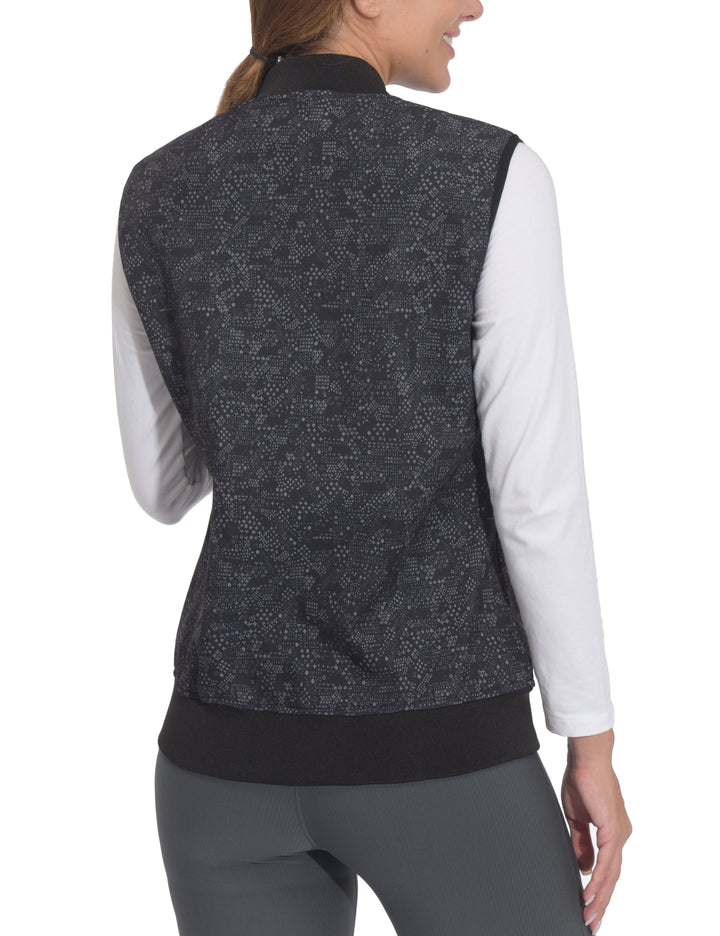 Women's Casual Lightweight Softshell Fleece Lined Golf  Vest MP US-DK