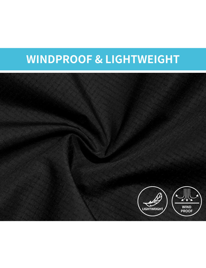 Men's Lightweight Jacket Windproof Waterproof Outdoor Running Coat MP-US-DK