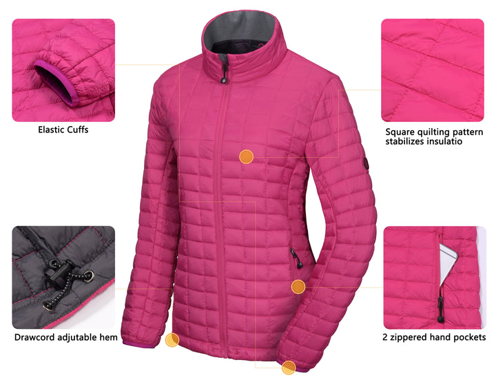 Women's Lightweight Puffer Jacket YZF US-DK