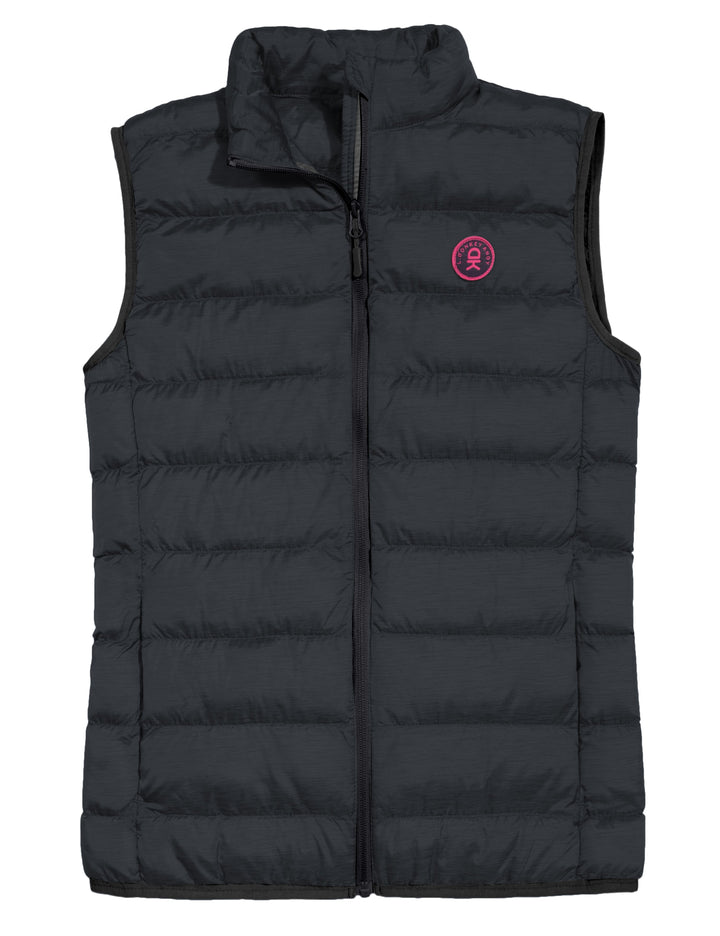 Women's Lightweight Puffer Vest Winter Warm Sleeveless Jacket for Casual Travel Golf Hiking YZF US-DK