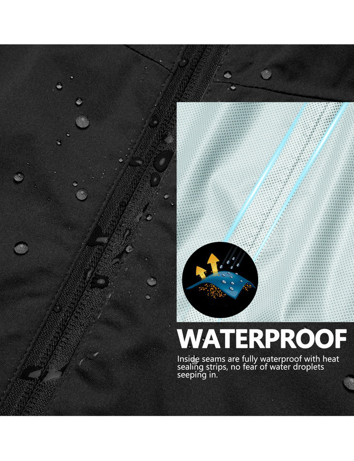 Men¡¯s Ultra Light Waterproof Hooded Rain Jacket, for Hiking, Fishing, and Cycling MP-US-DK