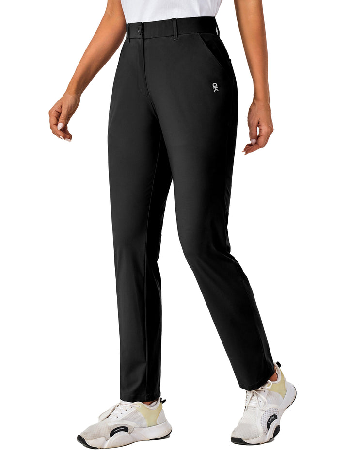Women's Golf Pants Stretch Quick Dry Lightweight t   Casual Slacks with Pockets MP US-DK
