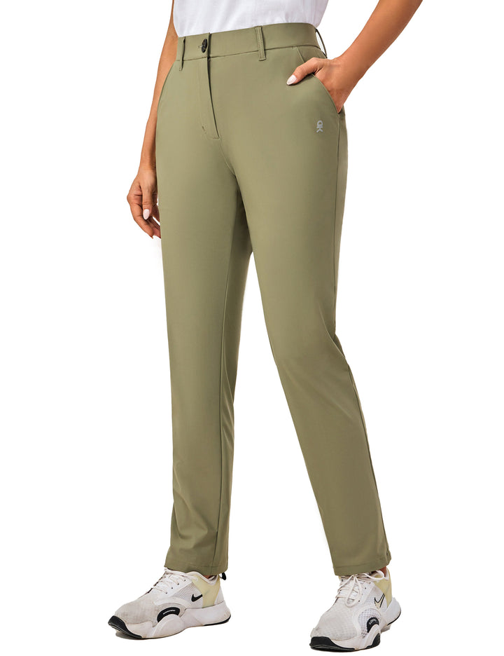 Women's Golf Pants Stretch Quick Dry Lightweight t   Casual Slacks with Pockets MP US-DK