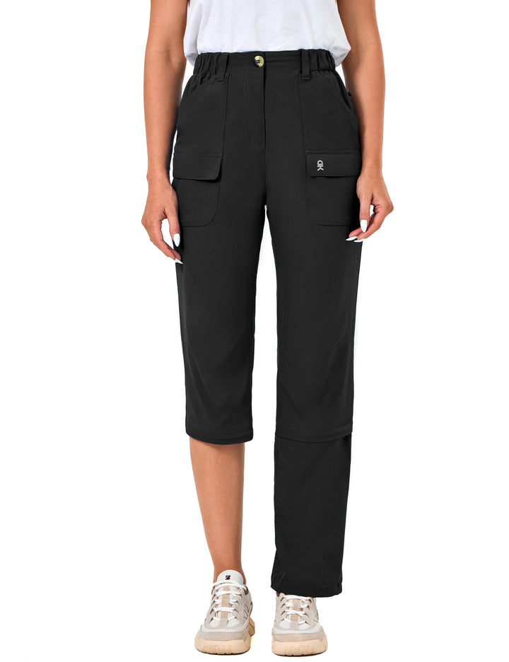 Women's-Hiking-Pants Convertible Zip Off Quick Dry Pants MP-US-DK