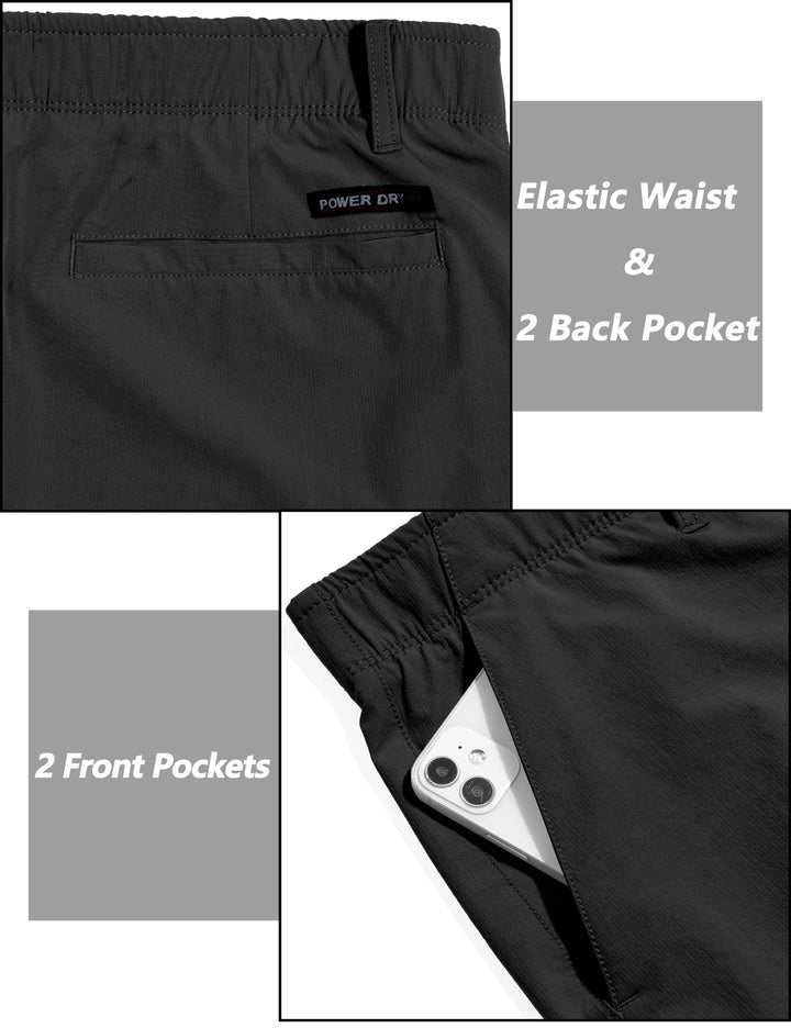 Mens Stretch Quick Dry Work Casual Travel Pants MP-US-DK