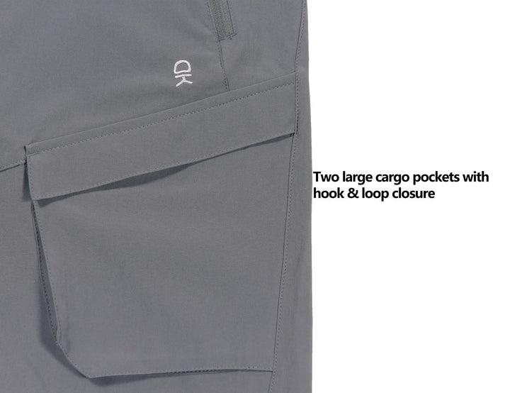 Men's Stretch Quick Dry Cargo Shorts for Hiking, Camping, Travel YZF US-DK