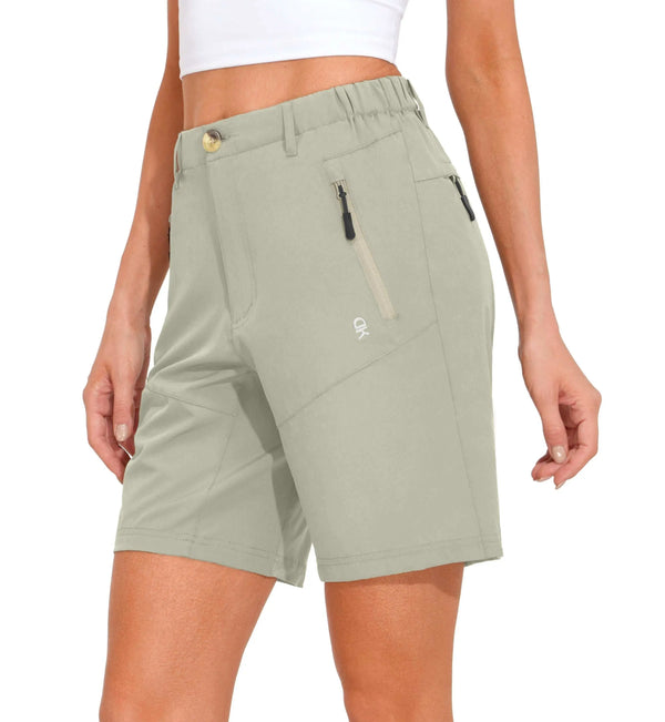 Women's Stretch Quick Dry UPF 50+ Shorts for Hiking, Camping, Travel YZF US-DK